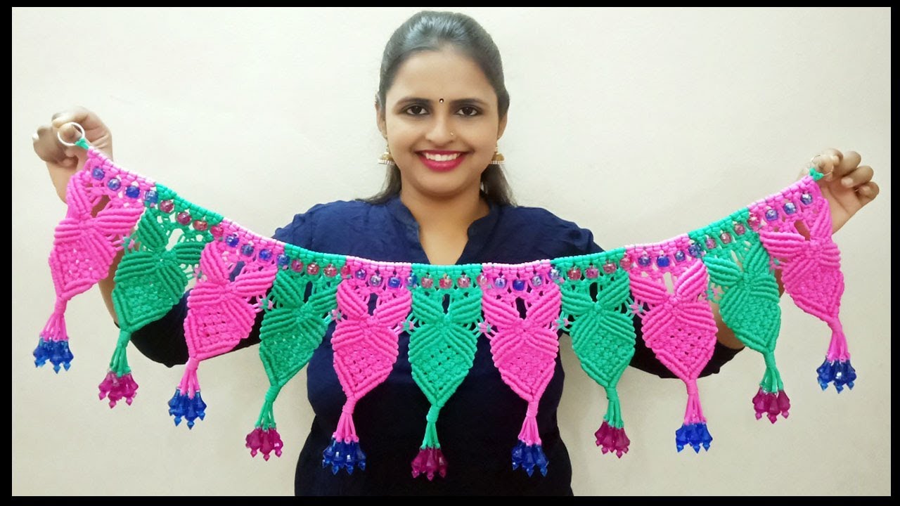 How to Make Macrame Toran DIY Door Hanging