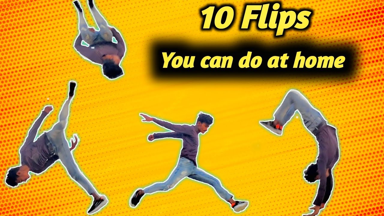 Best Top 10 Easiest Flips - Anyone can do it 🔥