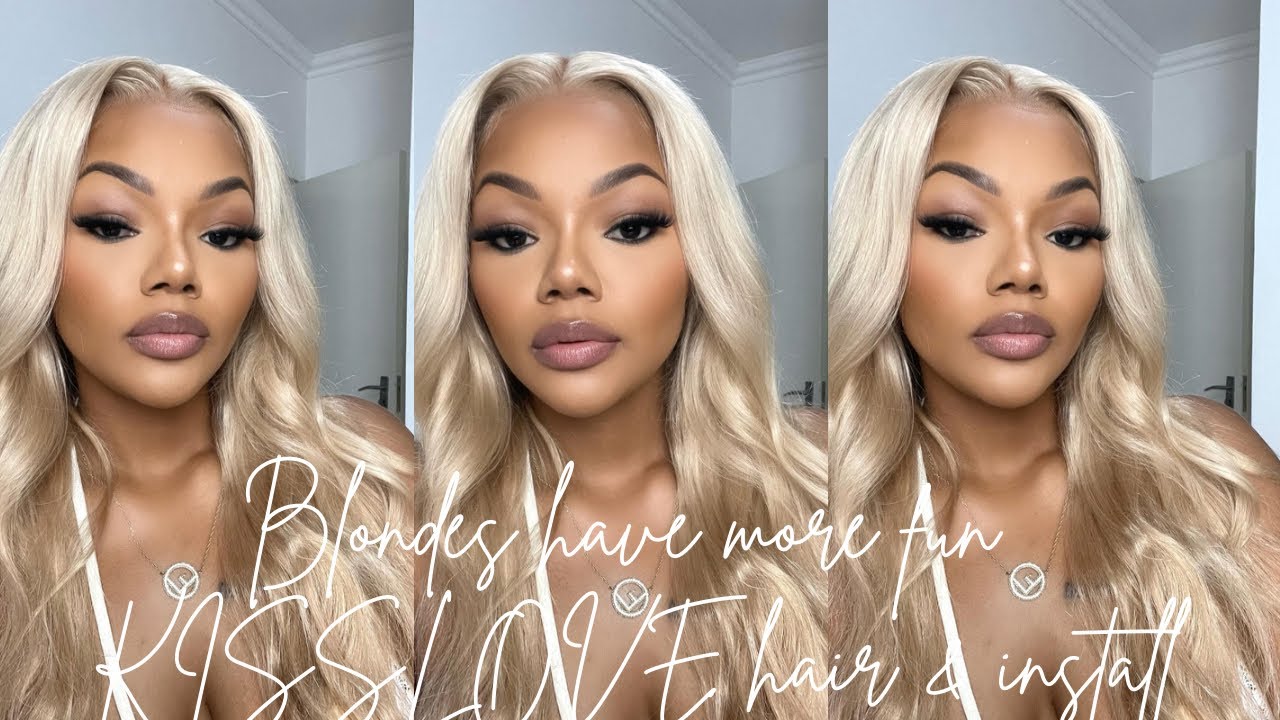 BLONDES HAVE MORE FUN FOREAL // KISSLOVE HAIR REVIEW &INSTALL