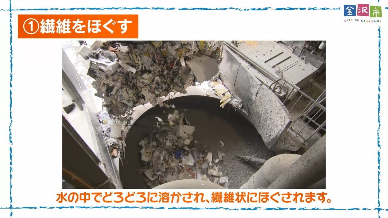 【金沢市】古紙の分け方・出し方　～新たな紙ができるまで編～