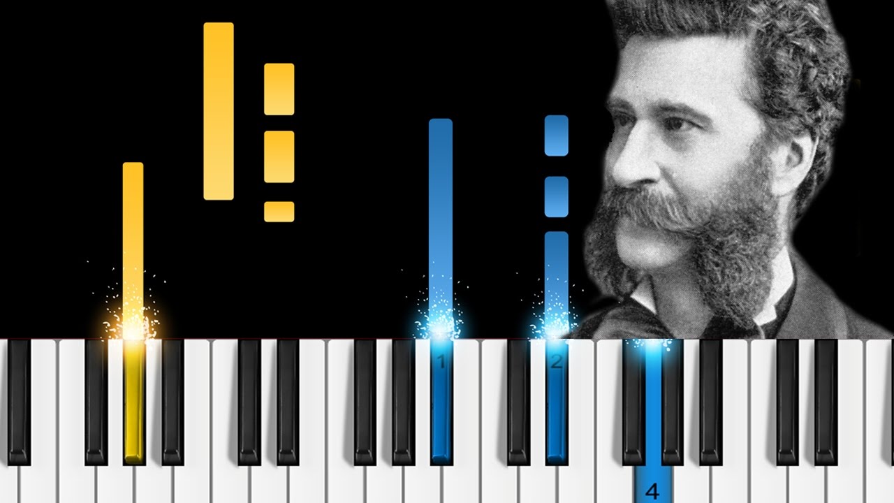 Johann Strauss - The Blue Danube - Piano Tutorial - Waltz Op. 314