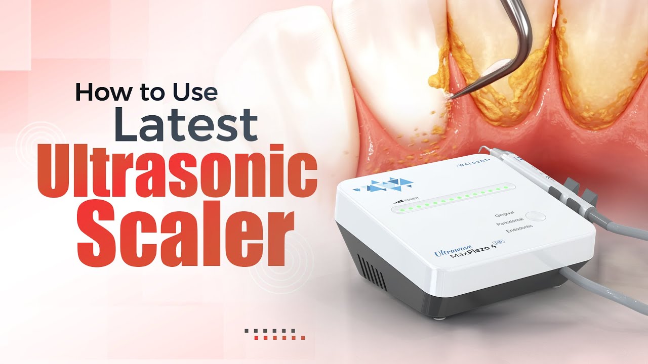 How to Use Waldent latest Dental Ultrasonic Scaler | Step-by-Step Tutorial | Dentalkart