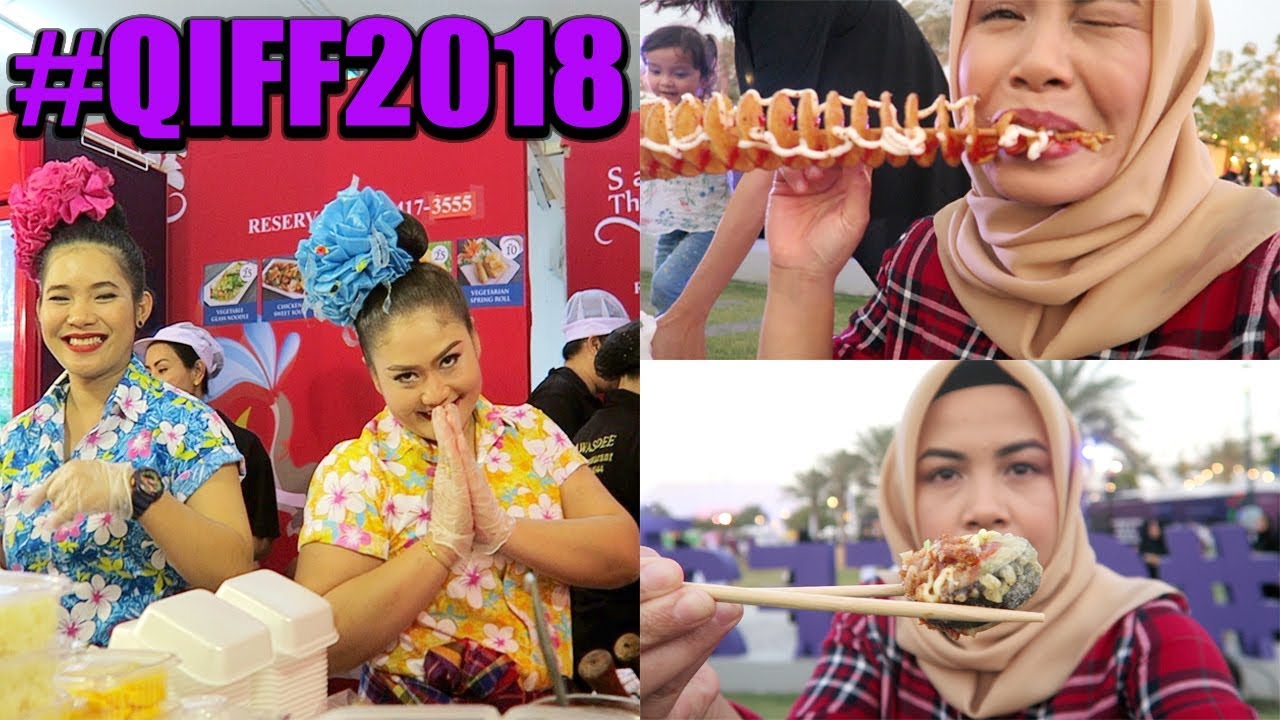 MAKAN MAKAN MAKAN 😍 di #QatarInternationalFoodFestival2018