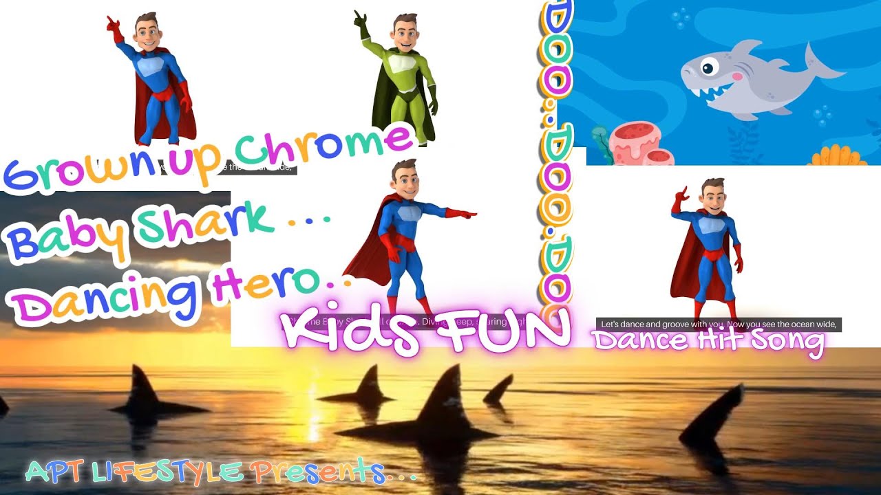 Baby chrome shark Kids Dance Fun Play English Song#fun #childrensongs#joy#dance#hit #chartbuster#kid