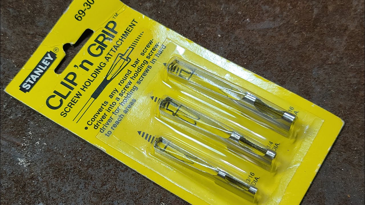Stanley Clip n' Grip Screw Driver Fastener Holders Review