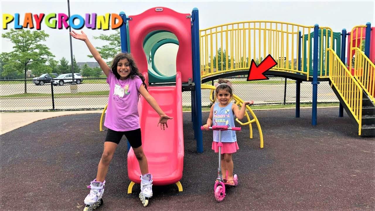 outdoor playground for kids!! family fun playtime at the park