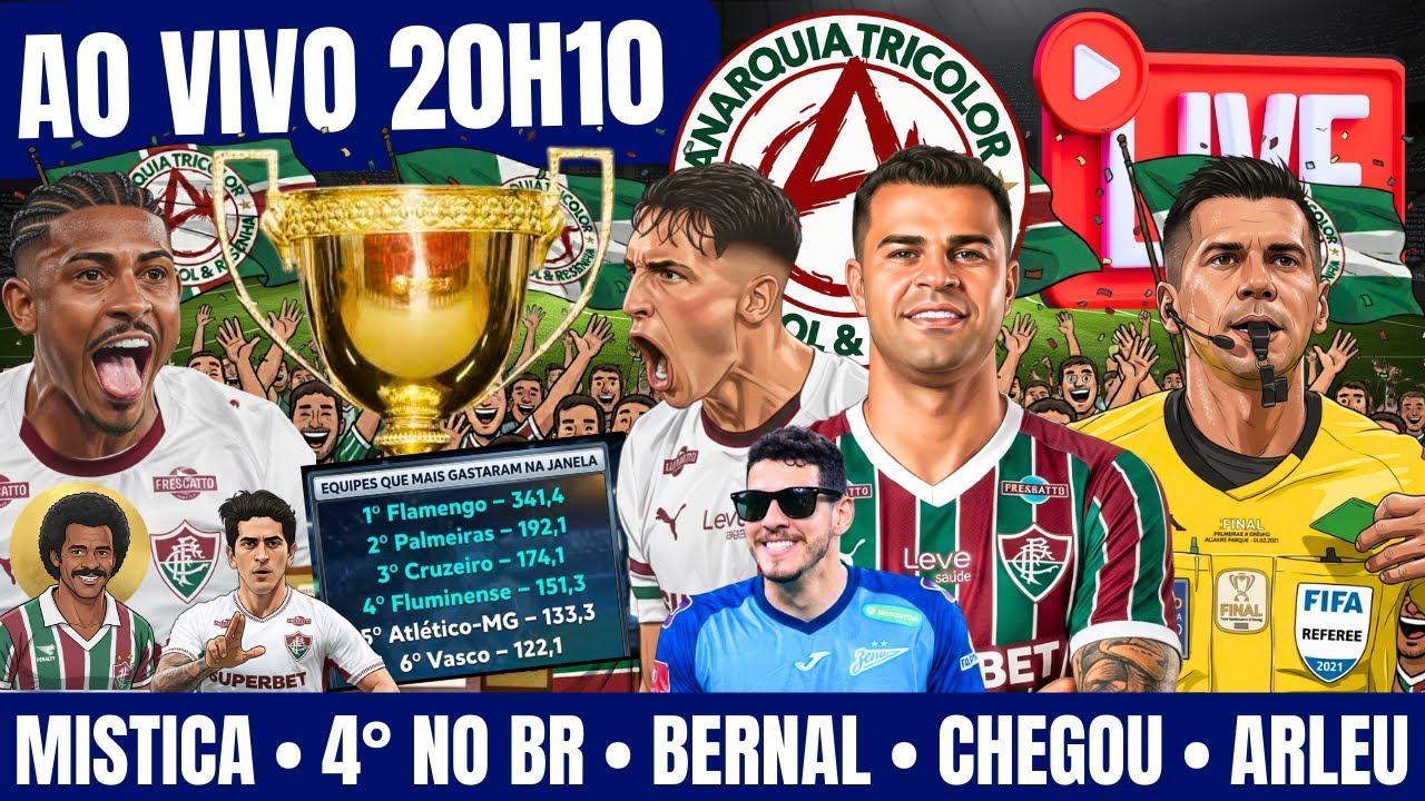 🔴 AO VIVO • MISTICA • 4° MAIOR INVESTIMENTO • BERNAL VOLTANDO • NINO • ALISSON CHEGOU • BRUNO ARLEU