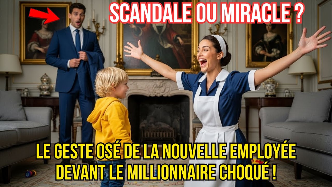 Le fils autiste du millionnaire ne marchait pas… jusqu’au geste choc de la nouvelle employée