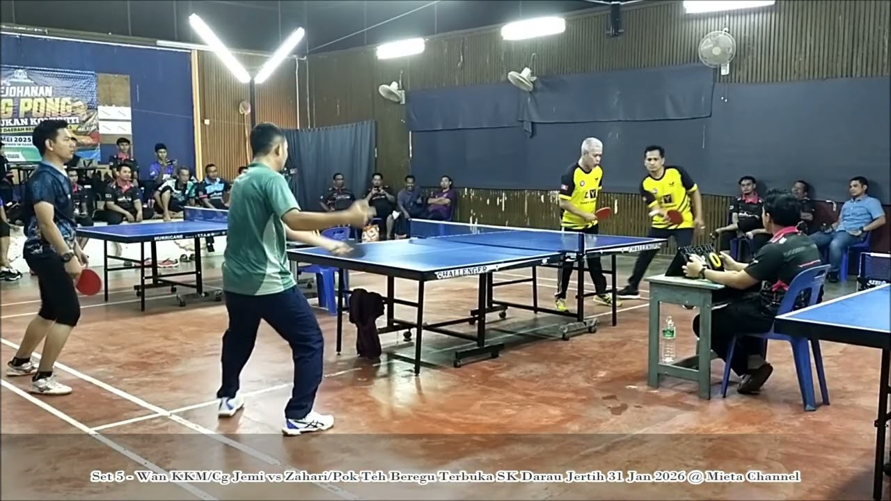 Wan KKM/Cg Jemi vs Zahari/Pok Teh Semi Final Beregu Terbuka SK Darau Jertih 31 Jan 2026