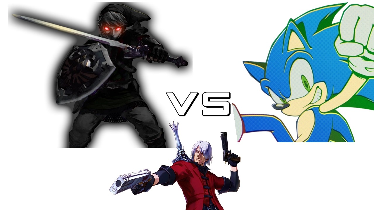 SSBC CMC PLUS V8 EXTENDED DARK LINK VS SONIC VS DANTE