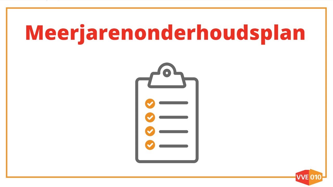 MJOP, het meerjarenonderhoudsplan | VVE 010