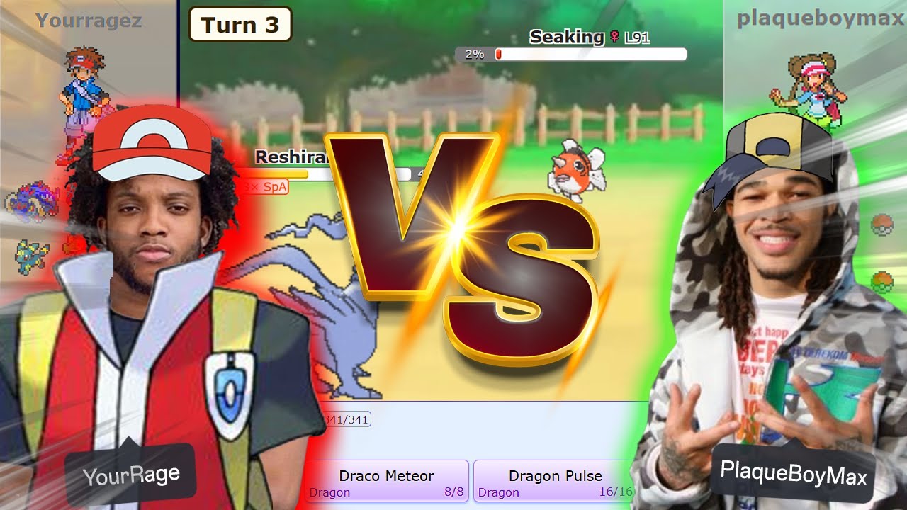 YOURRAGE VS PLAQUEBOYMAX: THE POKEMON SHOWDOWN MOVIE! AGENCY REACTS