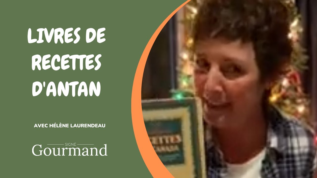 LIVRES DE RECETTES D'ANTAN