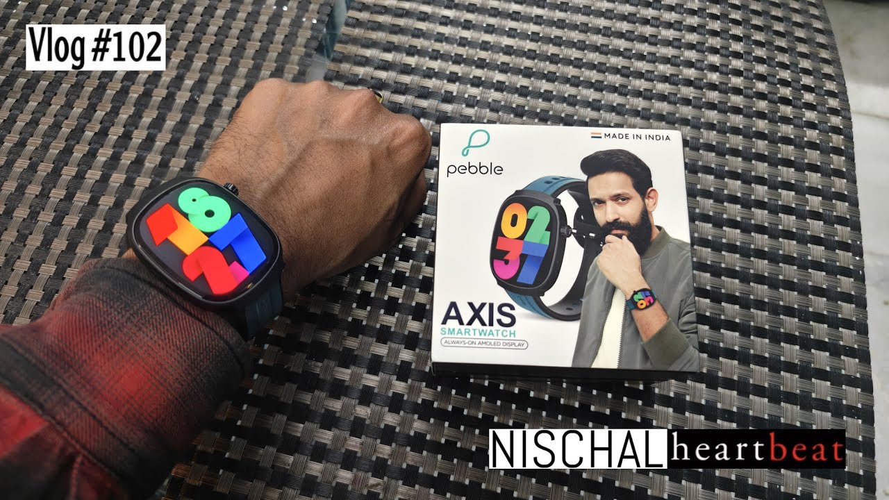 Pebble Axis Unisex Smartwatch 1.96