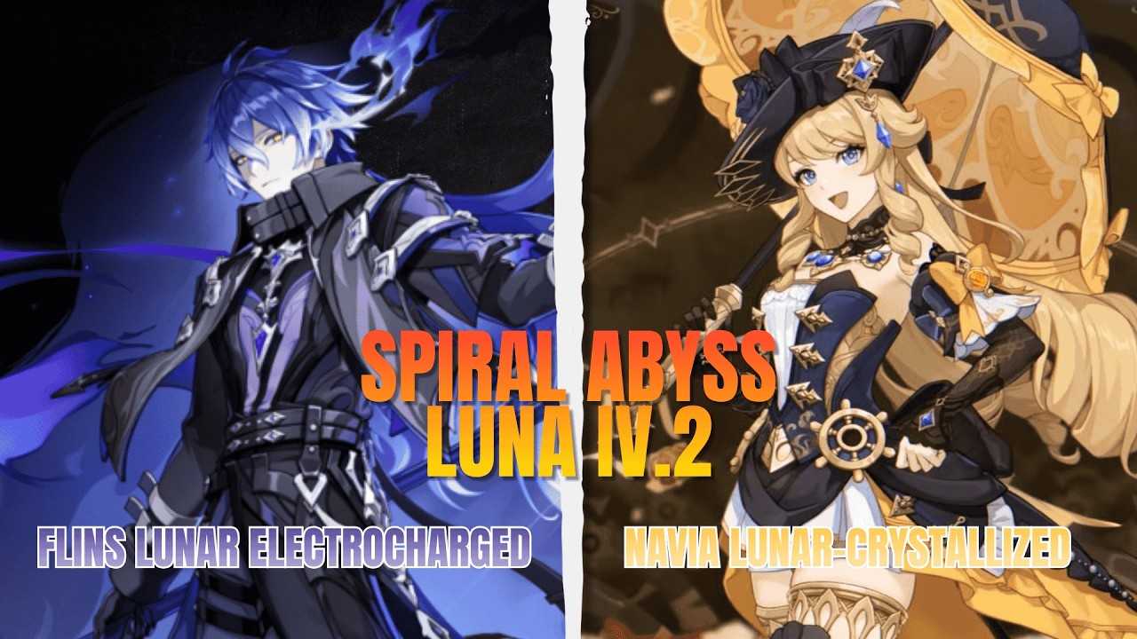 [Spiral Abyss Luna IV.2] Flins Lunar-Electro Charged & Navia Lunar Crystallize | Floor 12