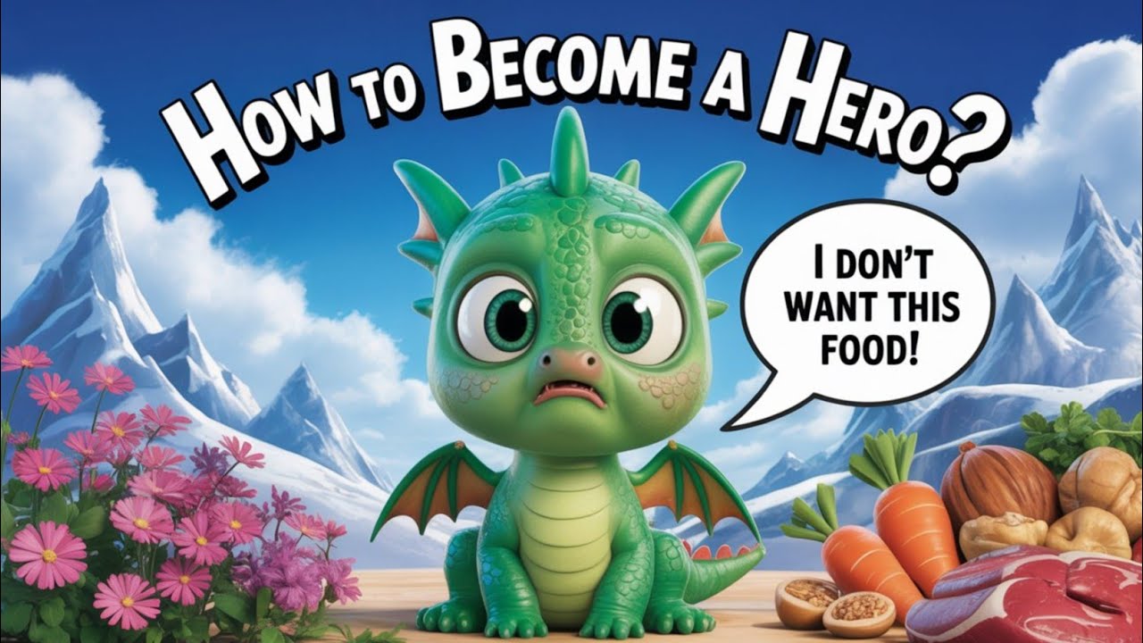 “नखरेबाज़ ड्रैगन कैसे बना हीरो?”🐉How to Become a Hero? #kidsvideo #kids