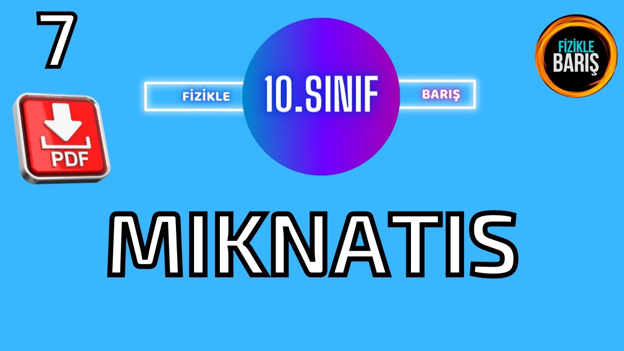 MIKNATISLAR VE MANYETİK ALAN  KONU ANLATIMI VE SORU ÇÖZÜMÜ| 10.SINIF FİZİK KONU ANLATIMI|