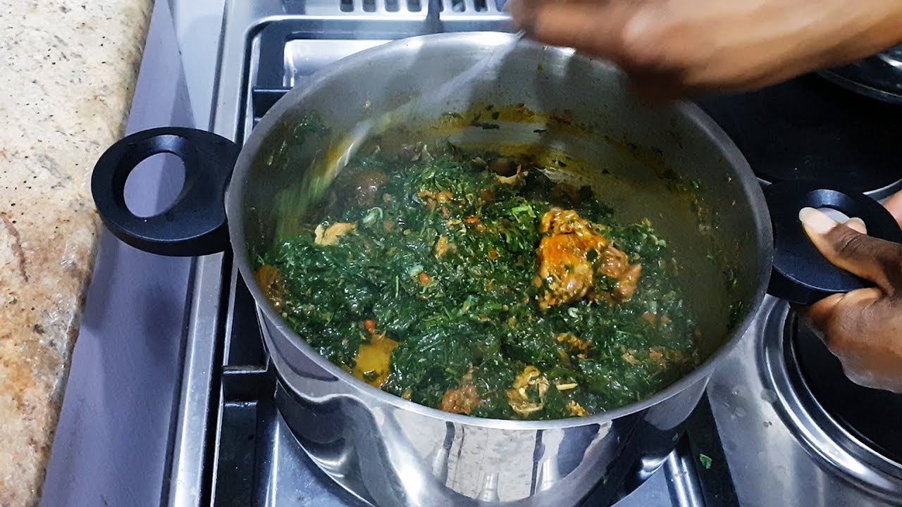 Vegetable Soup with Ugu & Water Leaf Edikang Ikong Soup Recipe | All Nigerian Recipes | Flo Chinyere