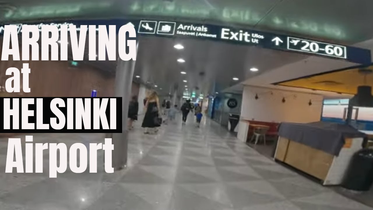 Arriving at 🇫🇮 Helsinki Airport 2023