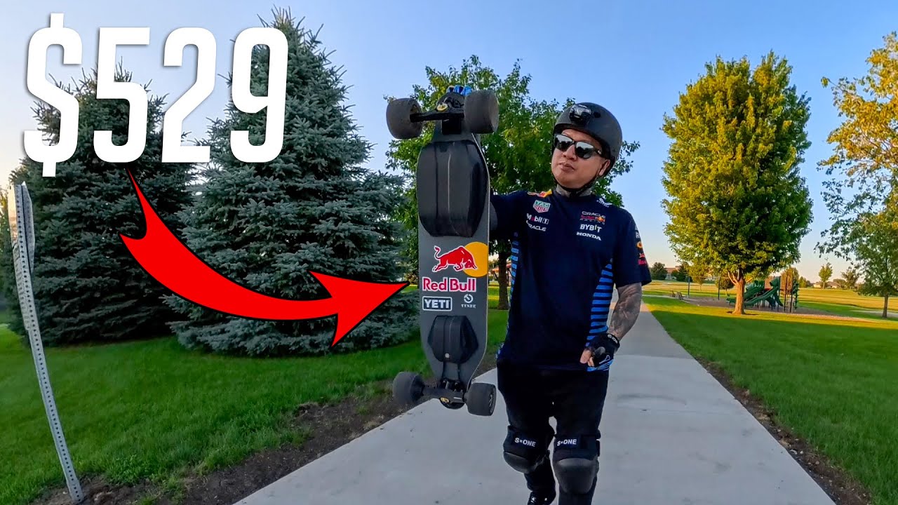 Best Electric Skateboard - Tynee Ultra Hub Motor - Raw skate run (No talking) PT 2