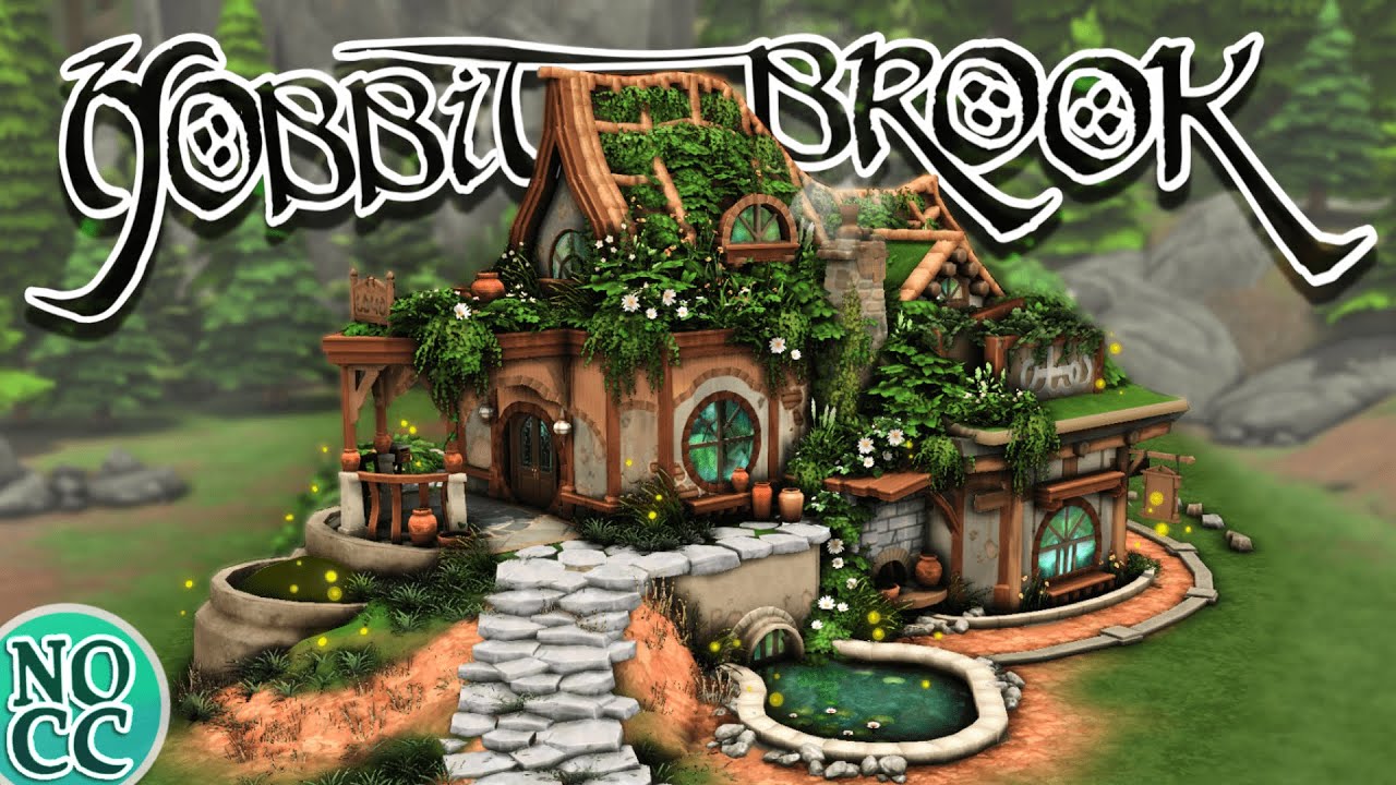 HOBBITBROOK Comes to Life! Magical Sims 4 build WITHOUT CC! (ft. @Simproved)