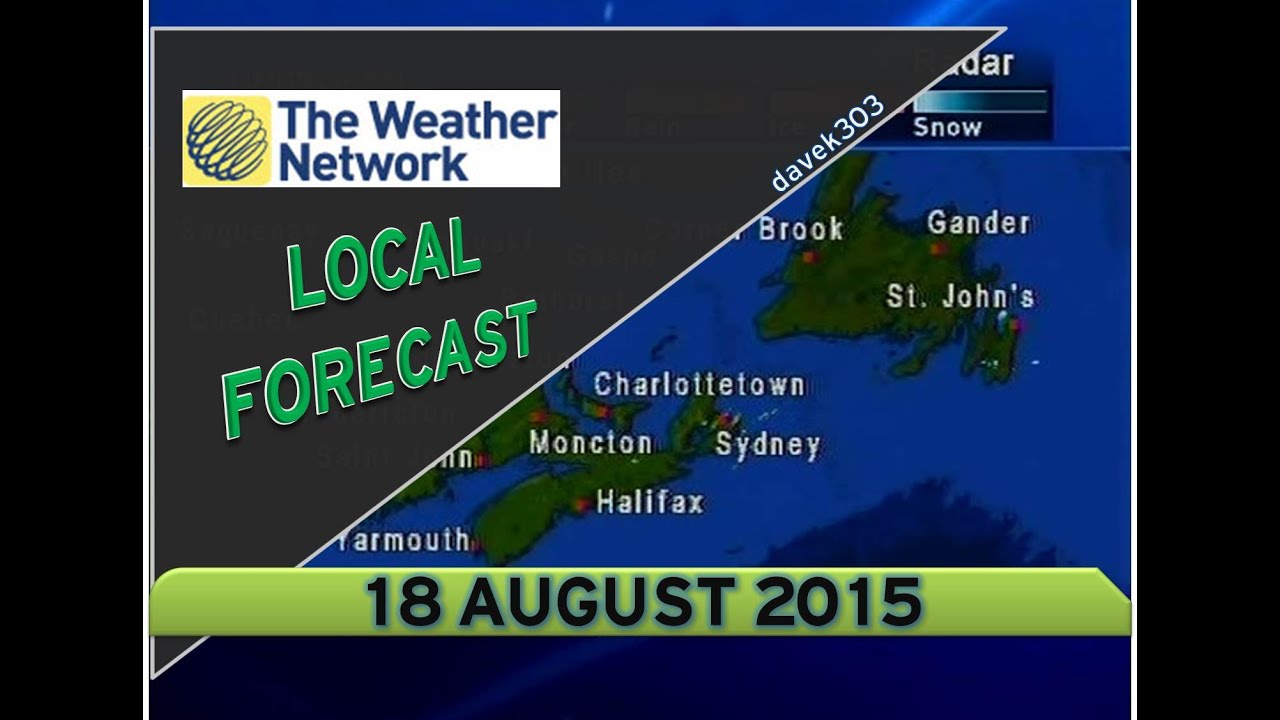 The Weather Network Local Forecast - 18 August 2015