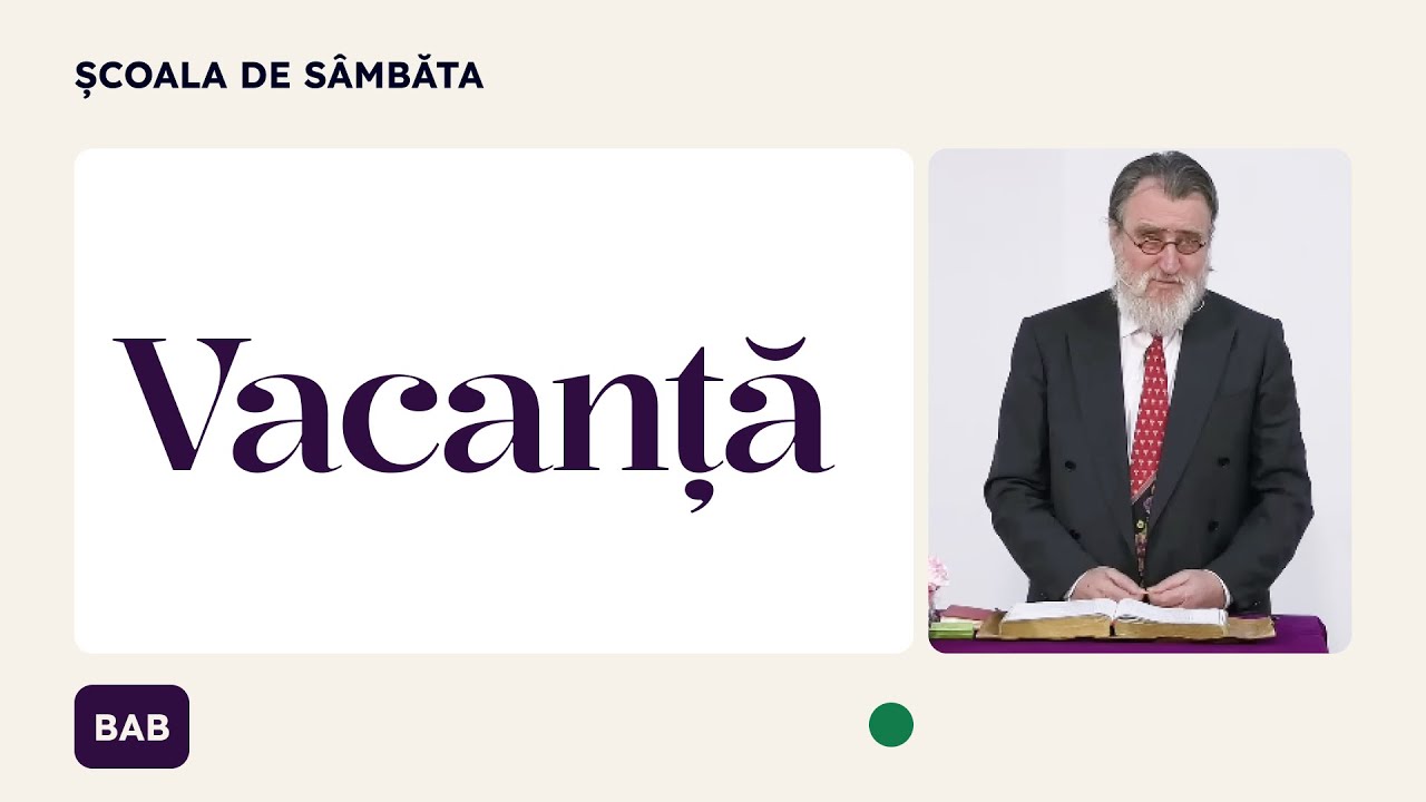 🔴 LIVE - Biserica Adventă Biblica