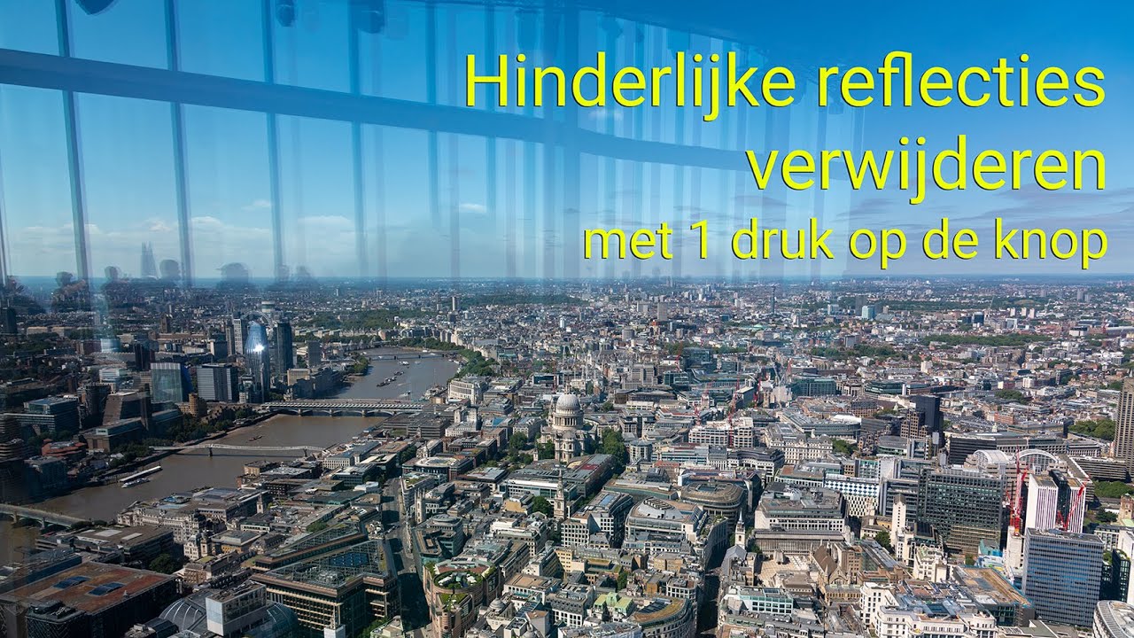 Hoe verwijder je hinderlijke reflecties uit jouw foto?