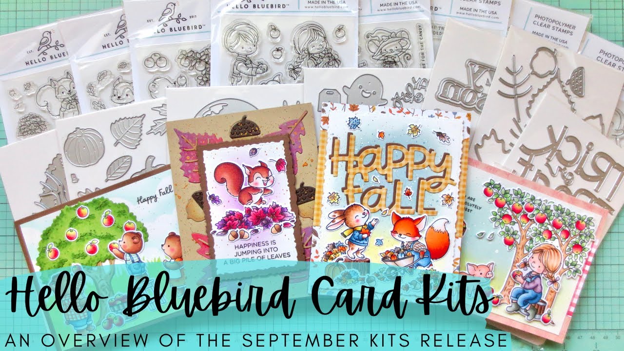 An Overview of the Entire Hello Bluebird New Release | All 3 Card Kits for September 2024