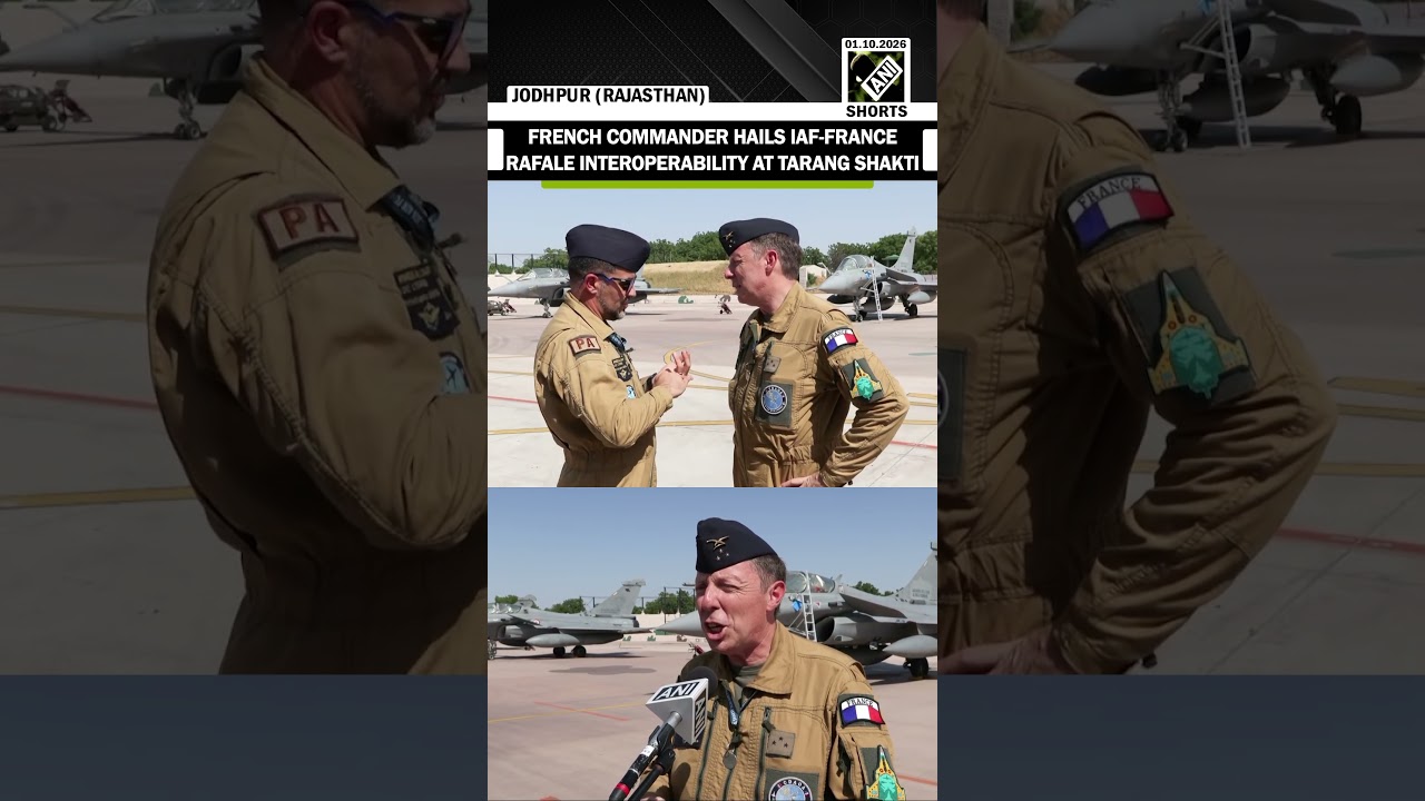 French Commander Hails Seamless Rafale Operations, Air-to-Air Refuelling With IAF | Tarang Shakti