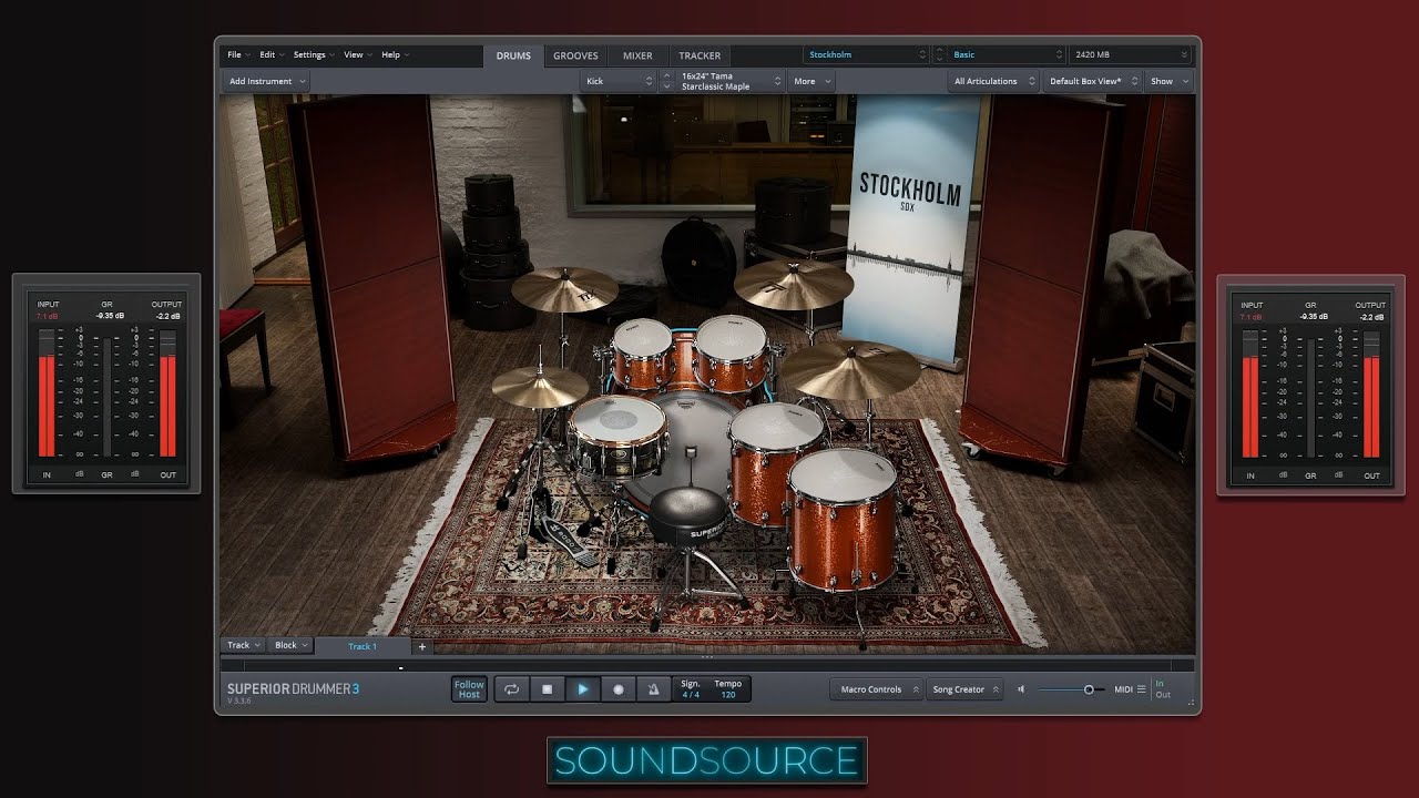 Stockholm SDX Superior Drummer 3
