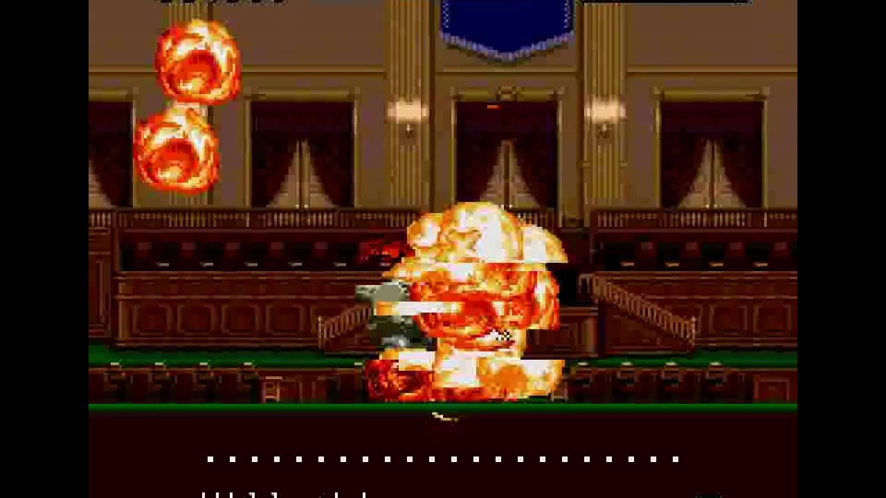 Cybernator (SNES) - Stage 7 + Ending (60 fps)