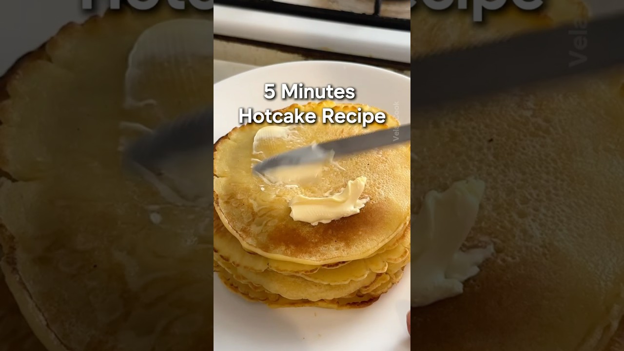 Filipino Hotcake Recipe For Daily Breakfast #hotcake #filipinorecipe #streetfood #pancake