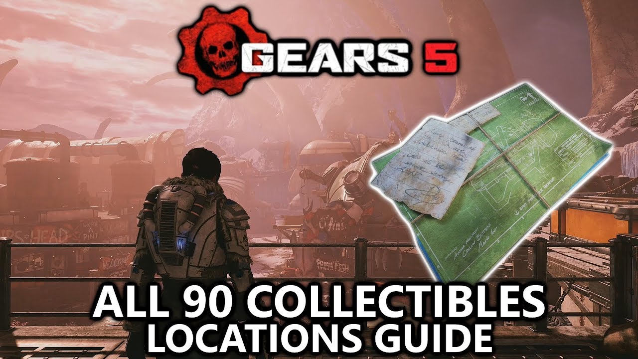 Gears 5 - Collectibles Guide Locations - All 90 Campaign Collectibles
