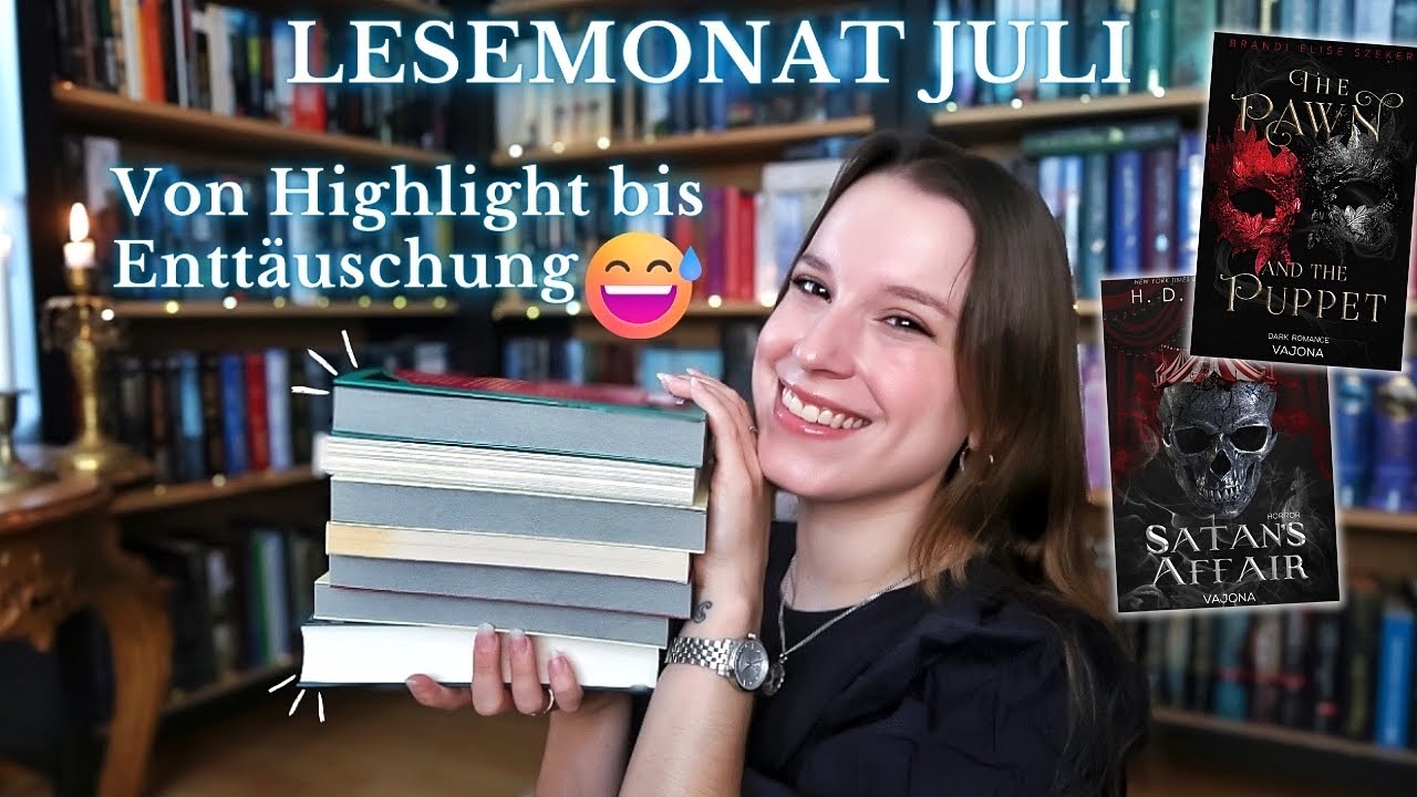 Lesemonat Juli📚| 10 B&uuml;cher: So viele Jahreshighlights & Flops🫢| Summerween, Dark Romance, Mystery&hellip;