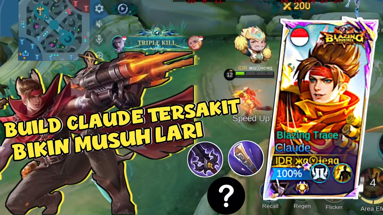 PAKAI BUILD INI AUTO WIN ! CLAUDE MOBILE LEGENDS