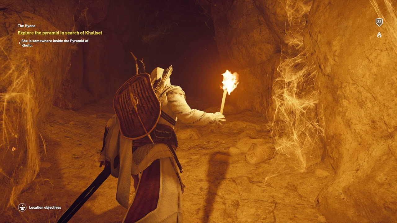 Assassin's Creed: Origins - The Hyena: Explore The Pyramid In Search of Khaliset: Loot, Banter PS4