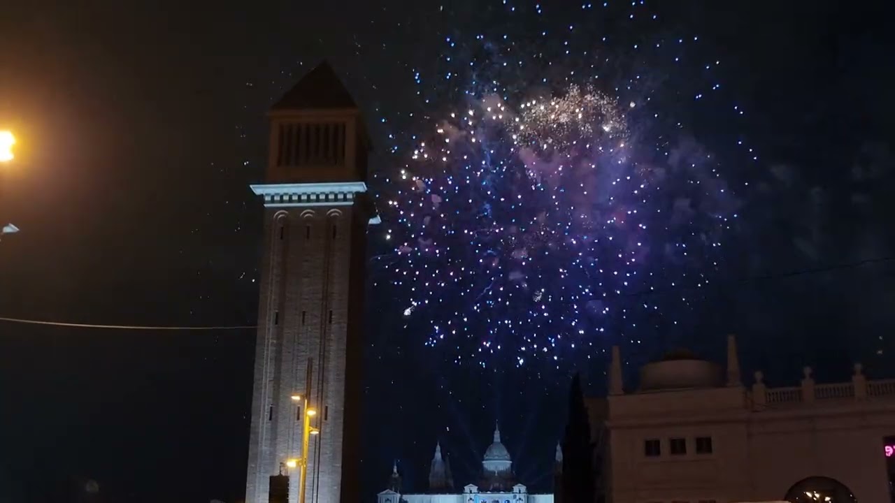 La Mercè 2025. p.4. Fuegos Artificiales, plaza España 