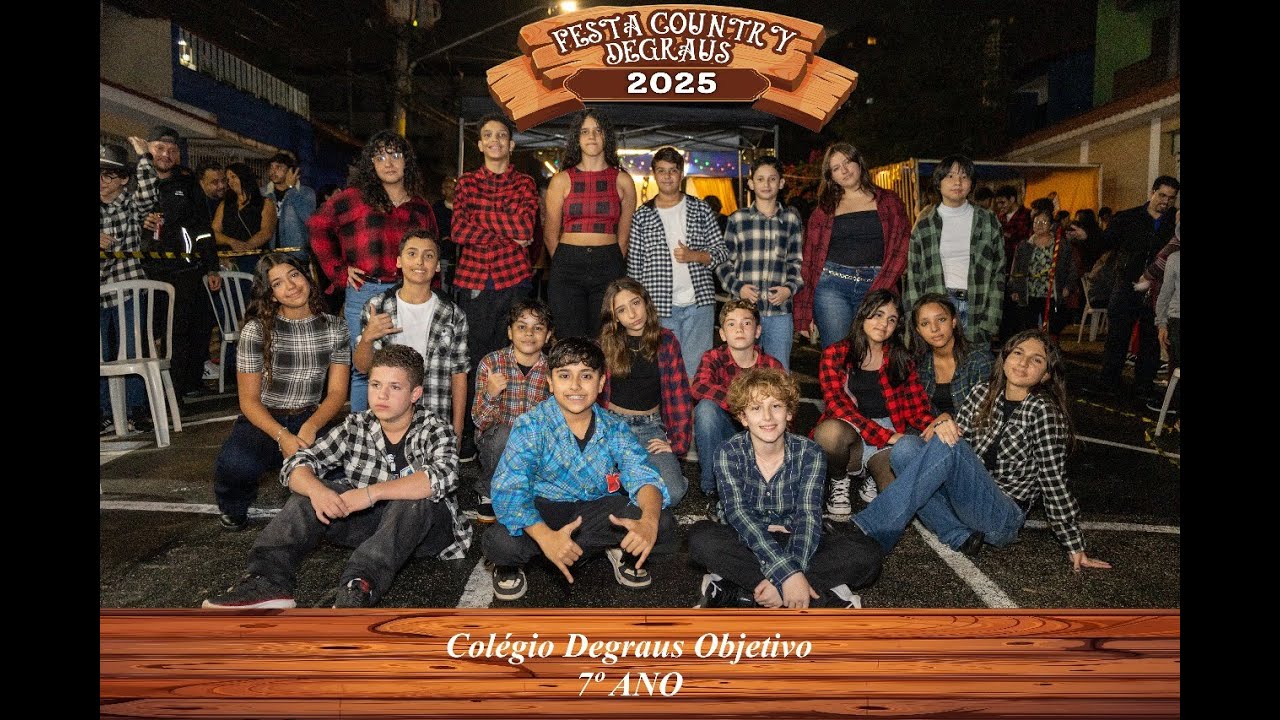 Festa Junina 2025 7&ordm; Ano Col&eacute;gio Degraus Objetivo