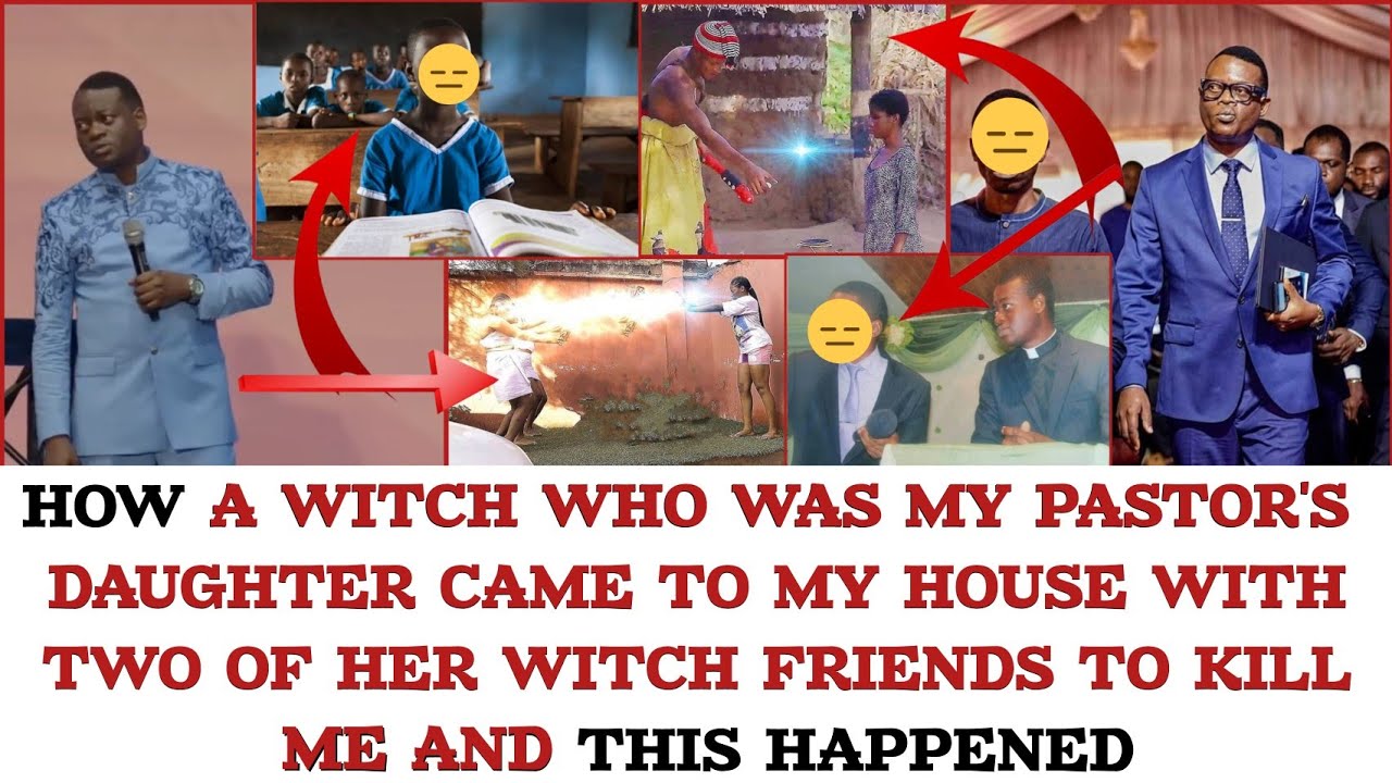 A WITCH WHO WAS MY PASTOR'S DAUGHTER CAME TO MY HOUSE WITH 2 OF HER WITCH FRIENDS TO KILL ME - AROME