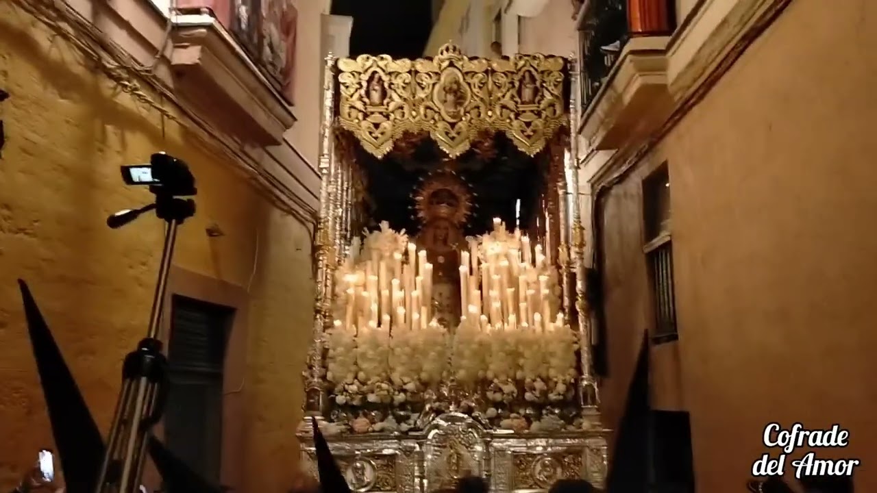 Buen Fin (Sentencia), subida c/ Merced y recogida, Miércoles Santo Cádiz 2023
