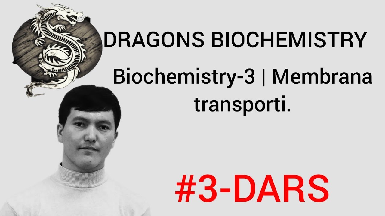 Biochemistry -3 | Membrana boʻylab moddalar transporti.