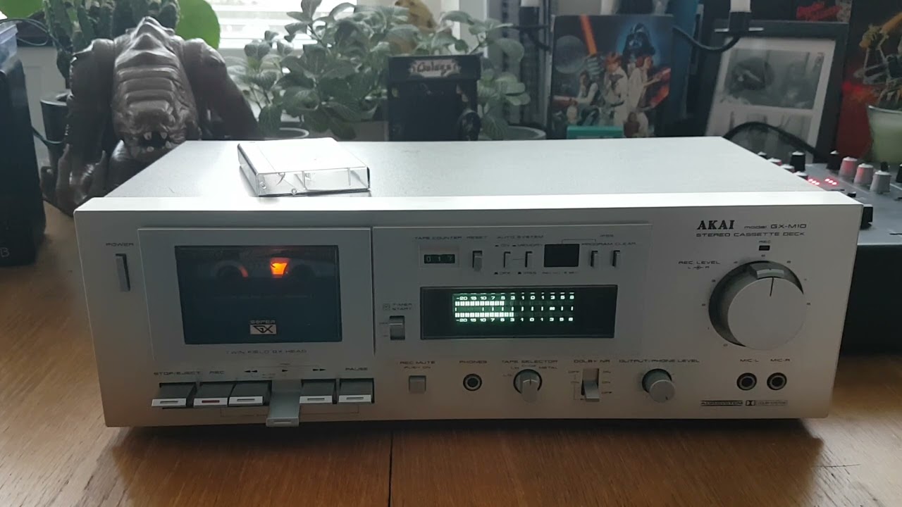 Akai GX-M10 *Original synthwave tune* TDK SA90 Hifi Mancave tape cassette deck 80s vibes synthpop
