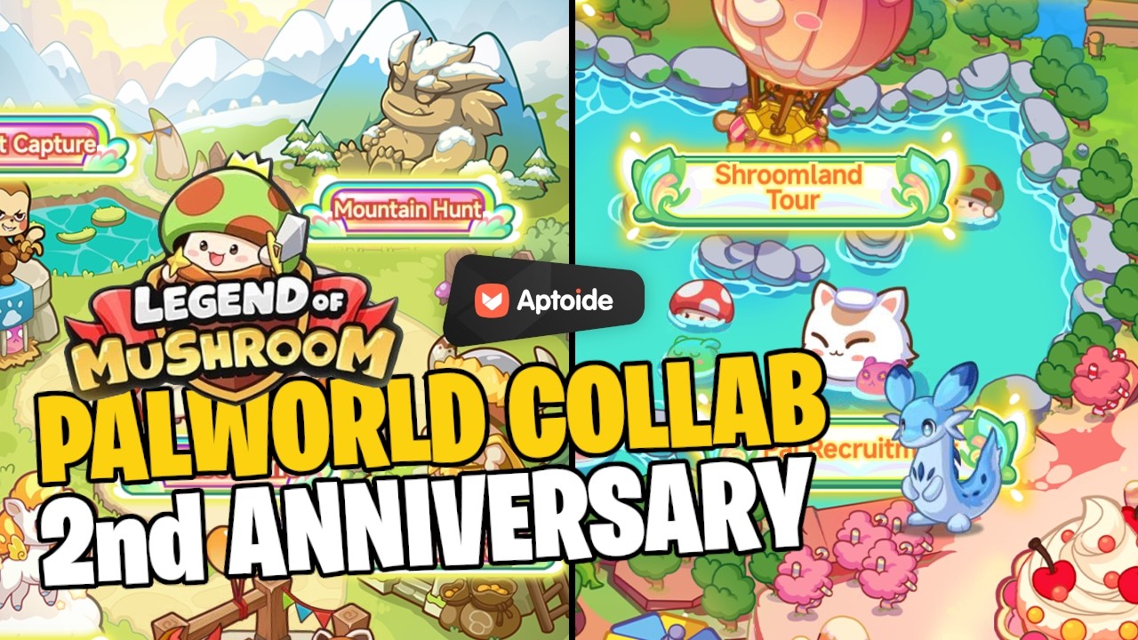 Palworld Collab & 2nd anniversary events Legend of mushroom