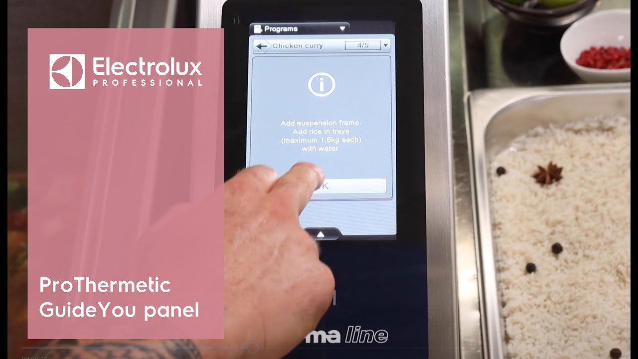 ProThermetic GuideYou panel | Electrolux Professional