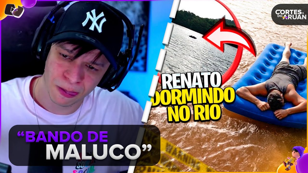 ARUAN REAGE: JOGUEI O RENATO DORMINDO NO RIOOO 😂 * trolagem passou dos limites * (LEO DA HORNET)