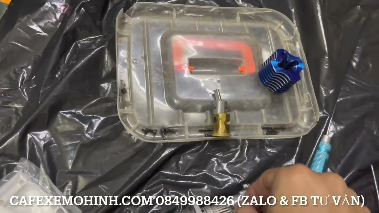 Hướng dẫn tháo lắp máy nitro - cân chỉnh - thay dên - phụ kiện xe điều khiển chạy xăng nitro