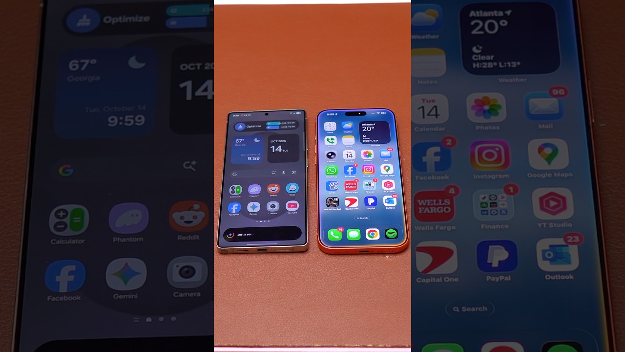 Galaxy S25 Ultra one ui 8 против iPhone 17 Pro Max ios26