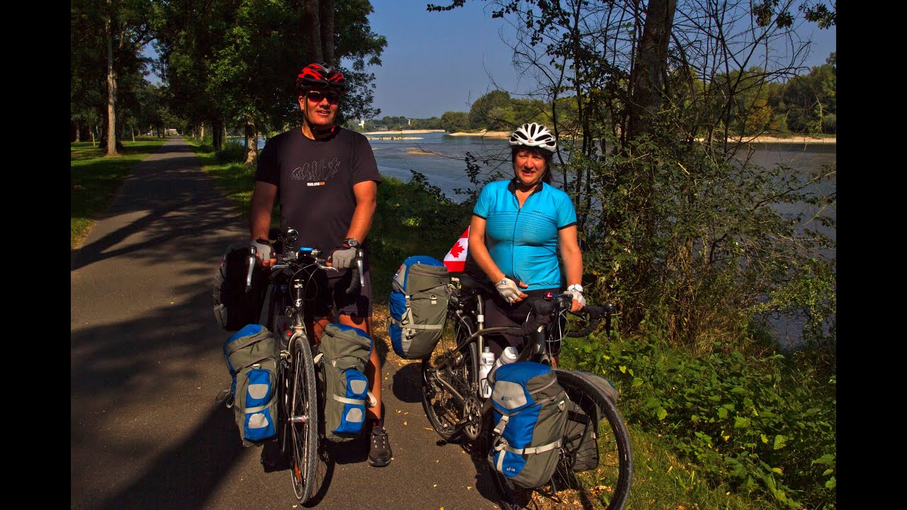Cyclotourisme en France. La Loire &agrave; v&eacute;lo + camping. Partie 1