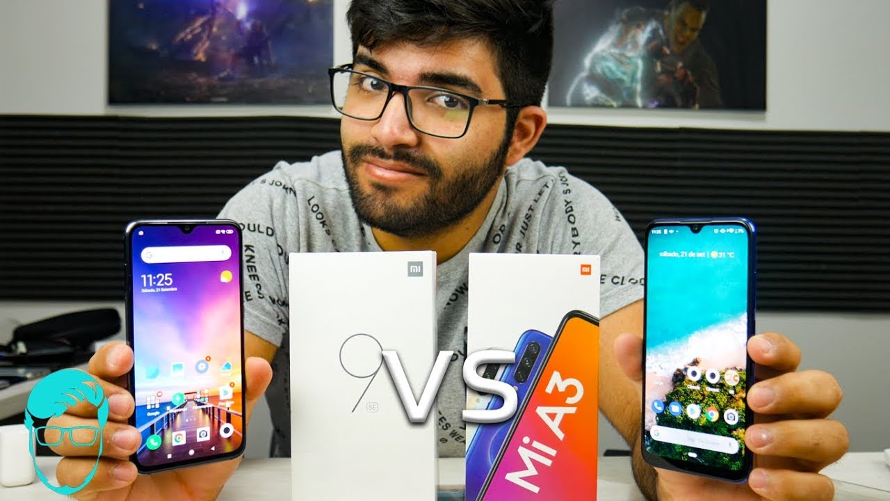 Eles tem uma Proposta PARECIDA! Xiaomi Mi A3 vs Mi 9 SE, A diferença de R$ compensa? | Comparativo